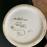 Sarreguemines ceramic vase