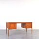 Mid-Century Teak Executive Desk by Torbjørn Afdal for Bruksbo, 1960s.
