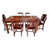 Table Sichuan Roche Bobois et 6 chaies