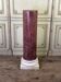 Pink marble column on a Carrara white base circa 1880