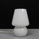 Mid Century Murano Mushroom glass table lamp, Italy, 1970s.