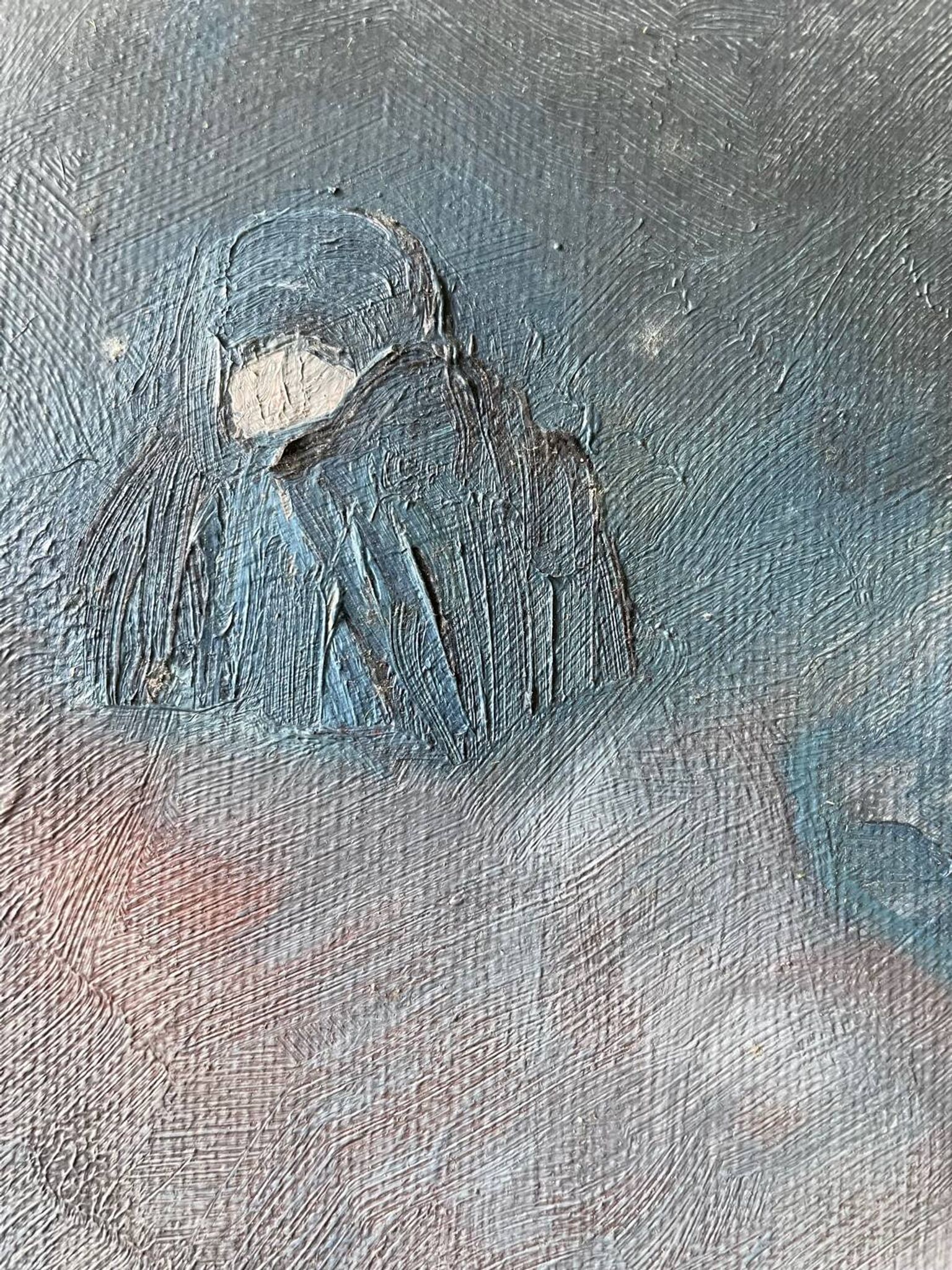Tableau onirique vintage années 70