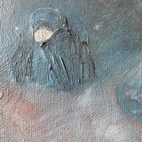 Vintage dreamlike painting from the 70s