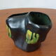 Vase céramique noire années 50/60