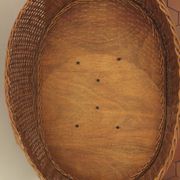 Vintage rattan plant stand