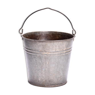 Vintage zinc bucket zinc flower pot