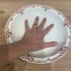 Hollow serving dish from Onnaing earthenware factory