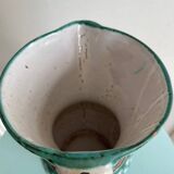 Ceramic pitcher signed Robert Picault – Scarified decoration – Vintage