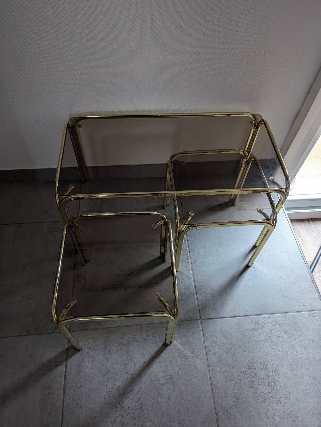 Mid century nesting table from the 80s