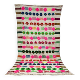 Handmade wool Berber rug 267 x 146 CM