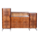 Bauhaus Czechia Sideboard in Walnut and Chrome-Plated Steel by Robert Slezak, 1930s