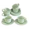 Mint cups and saucers