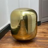 Ovoid golden glass lamp