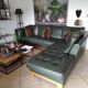 Canape d'angle cuir