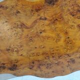 Irregular handmade wooden coffee table from the 60s-70s