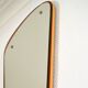 Scandinavian mirror shape free 1960 - 38x81cm
