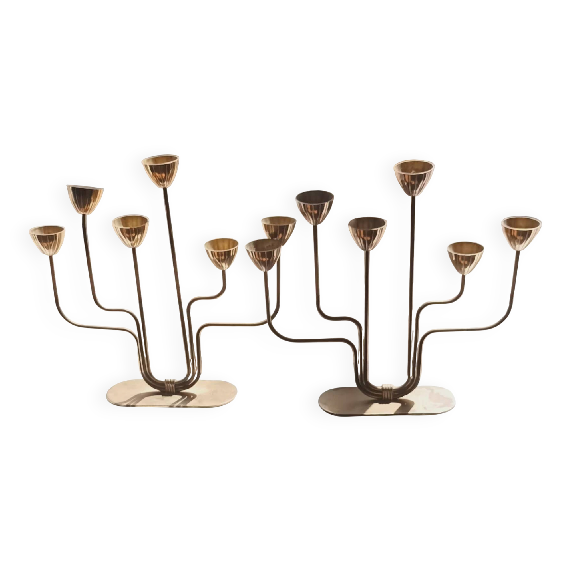 Scandinavian Chandelier Gunnar Ander – Ystad Metall Edition 1960