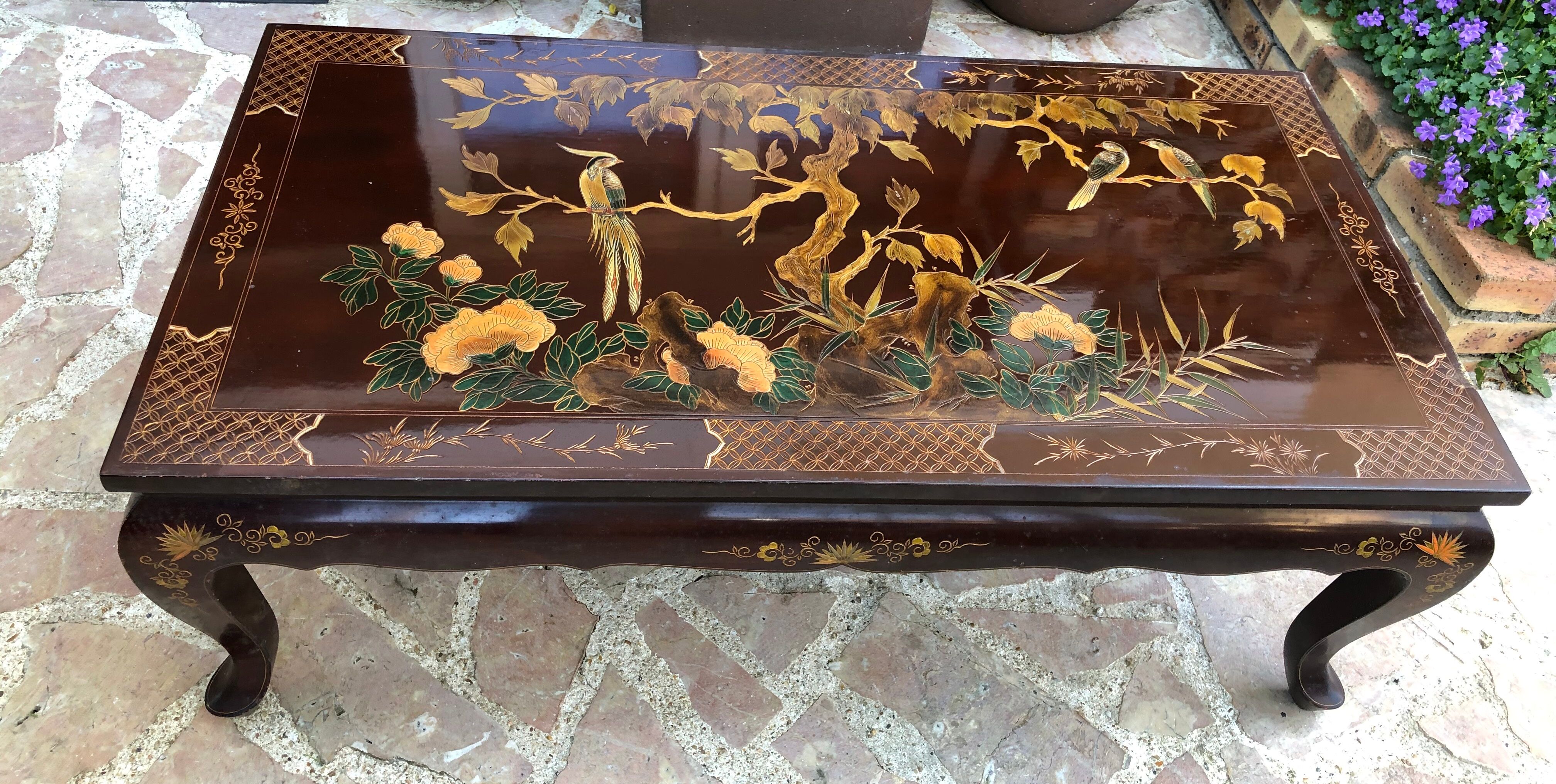 Asian-style coffee table