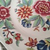Set of 7 flat plates Sarreguemines Vence model