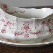 Saucière en terre de fer anglaise Ridgways modèle "Lafayette"