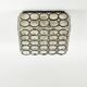 Mid Century Modern Iron Ring Glass Ceiling Light From Limburg, 1960s
