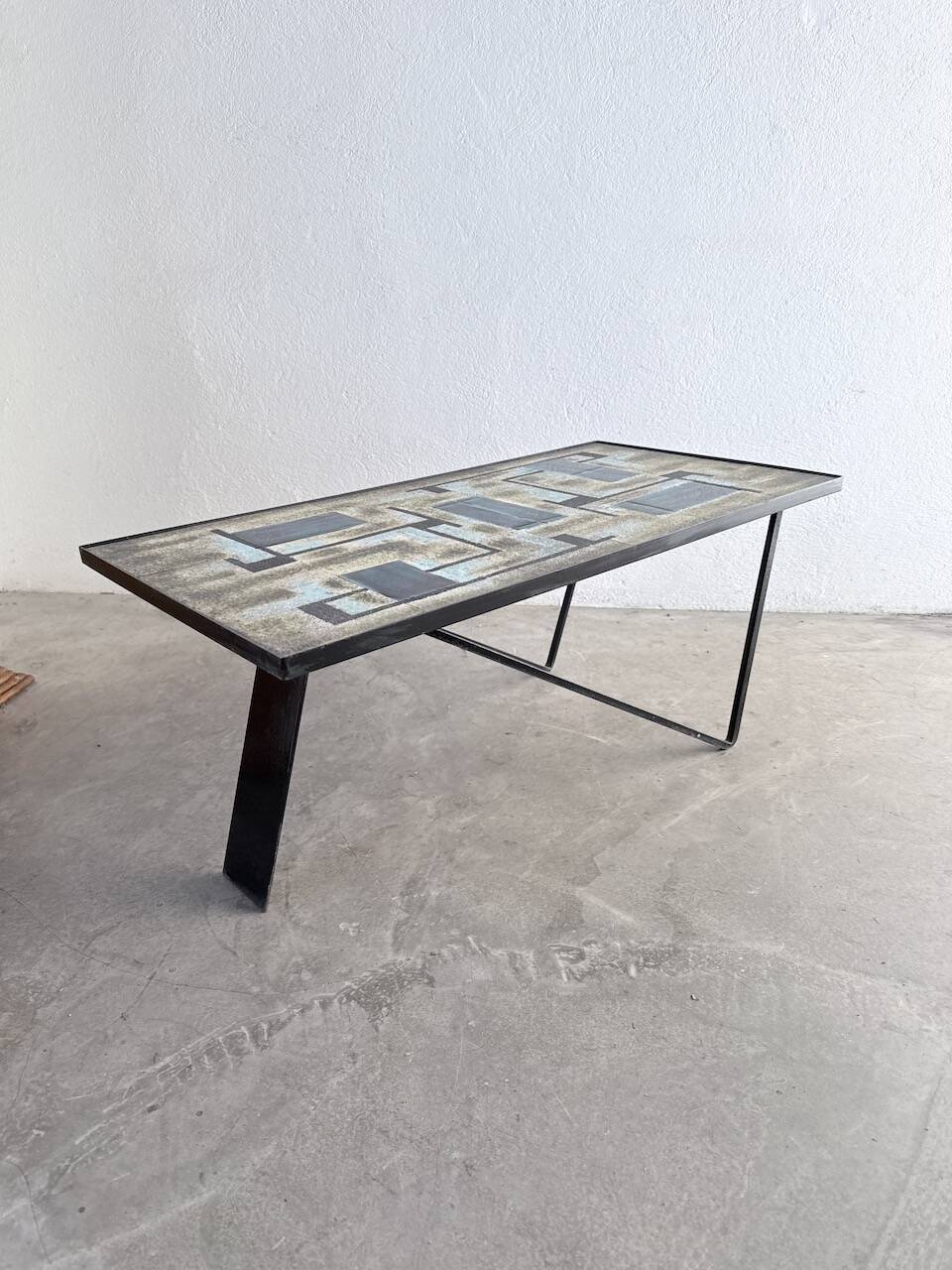 1950s coffee table ceramic Pirot
