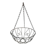 Vintage hanging plant basket