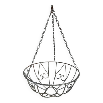 Vintage hanging plant basket