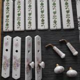Porcelain handles and cover plates