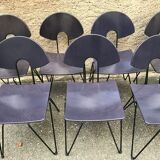 Set of 36 stackable chairs by Walter Leeman for Kusch & Co