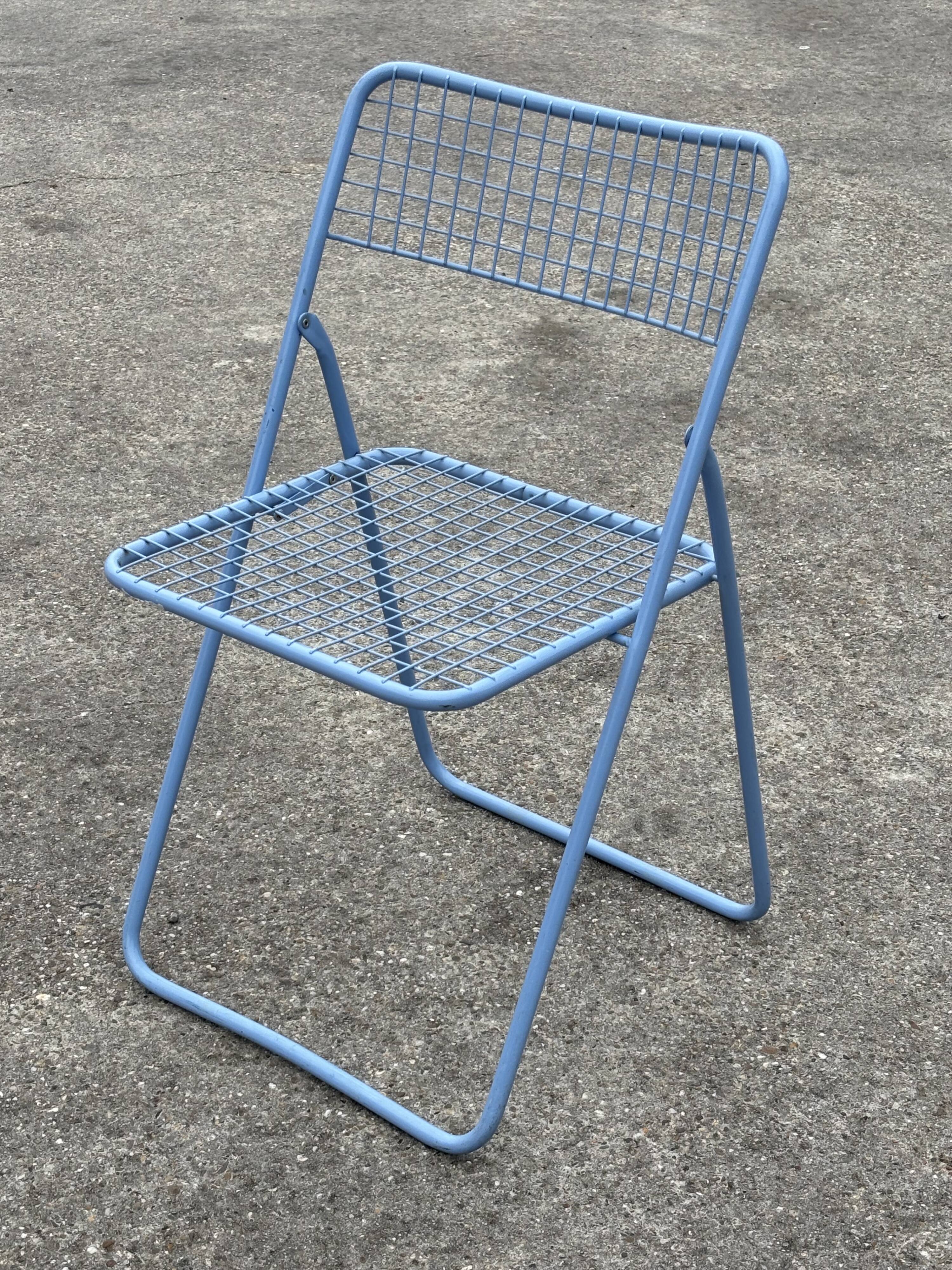 Vintage Folding chair "Ted Net" by Niels Gammelgaard for Ikea 1976