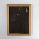 Photo frame under glass, gilded wood