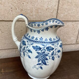 Pitcher Sarreguemines model Burgis late XIXth