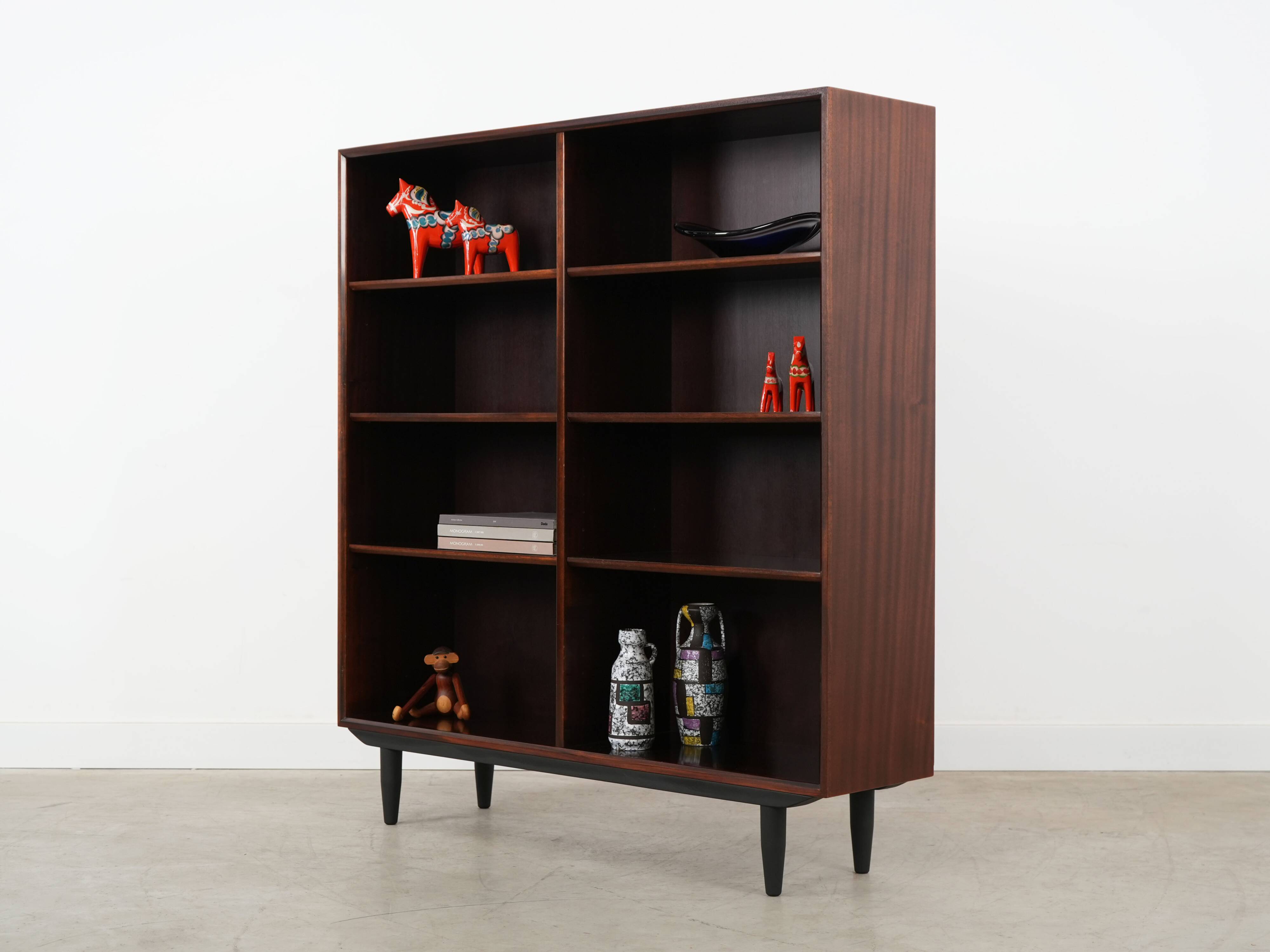 Mahogany bookcase, Danish design, 1970s, production: Denmark