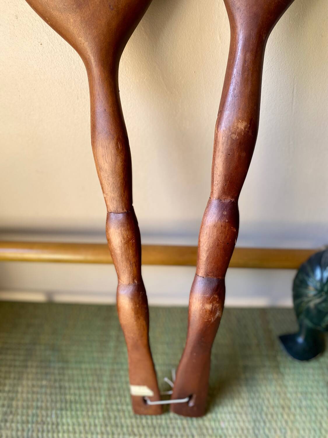 Carved wooden decoration