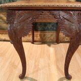 19th century carved center table