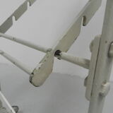 Industrial side table, hospital bed