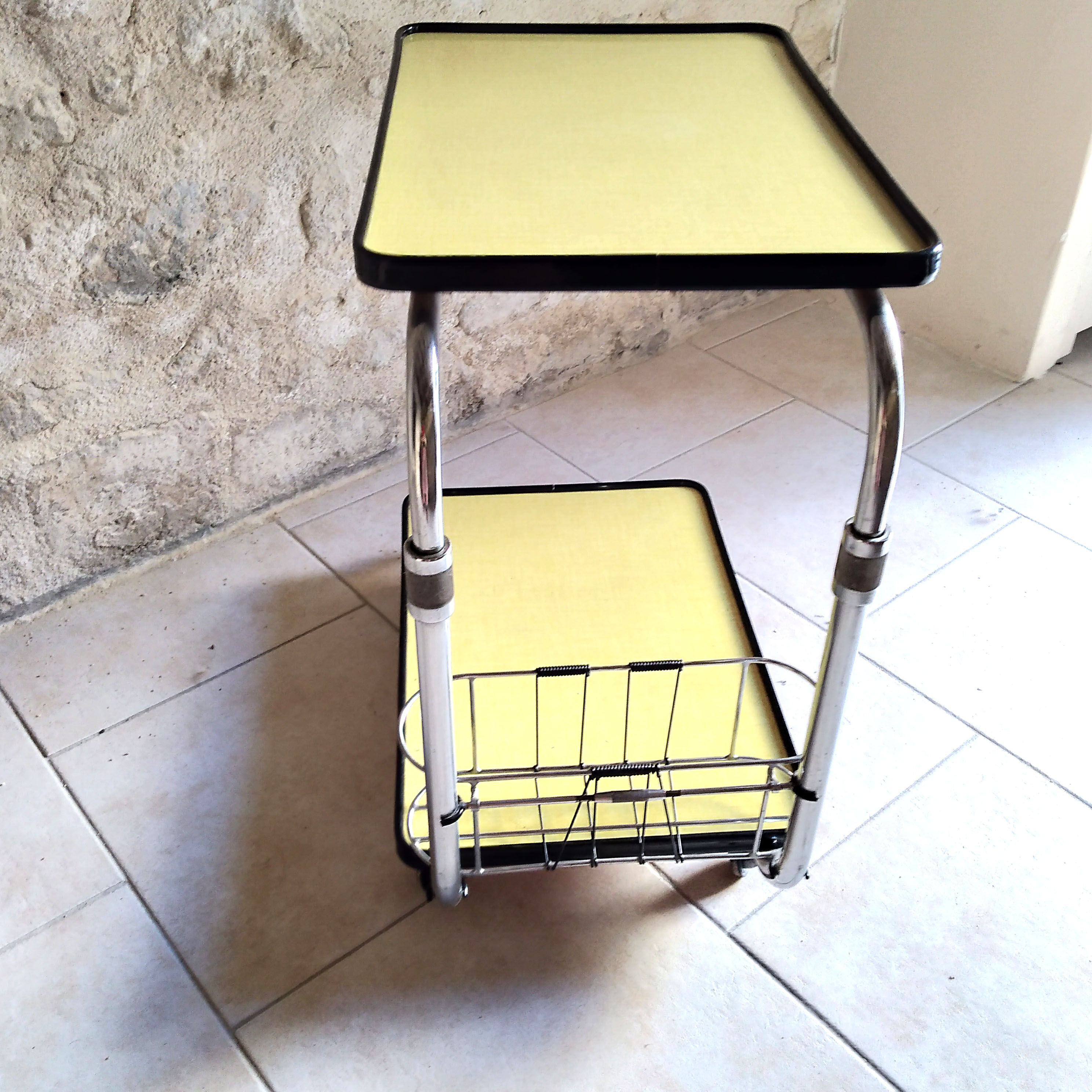 Serving table in formica 1960s