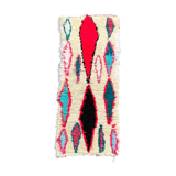 Vintage azilal berber carpet 75x180 cm