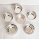 Silver metal cups