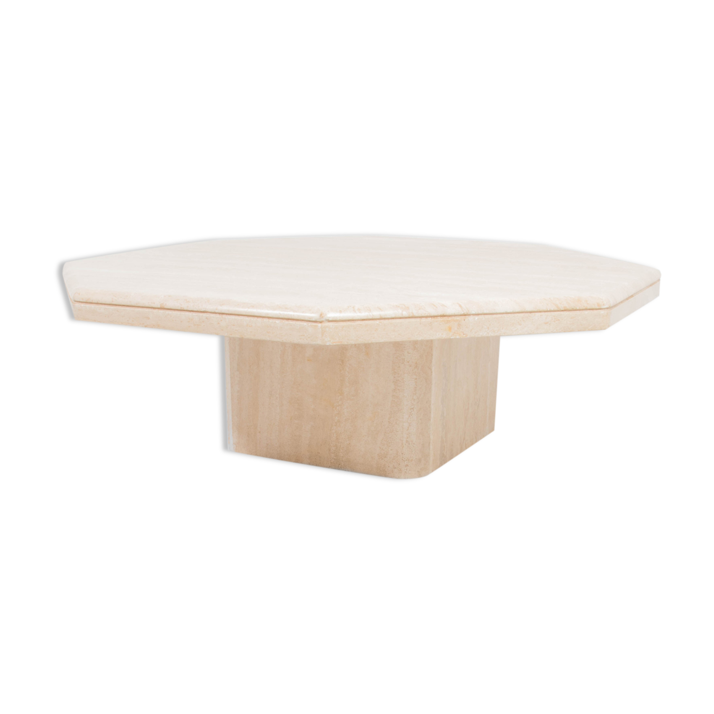 Table basse en travertin