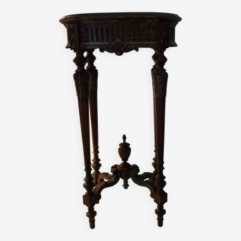 Louis XVI Style oak pedestal table Height: 76cm