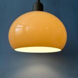 Vintage beige mushroom acrylic glass pendant lamp