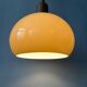 Suspension vintage en verre acrylique champignon beige