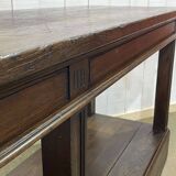 19th century oak draper's table