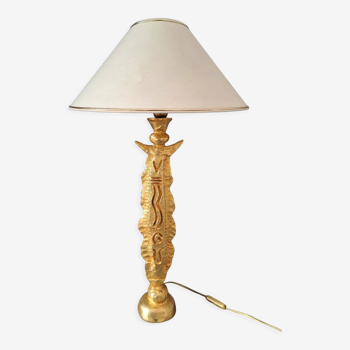 Cazenove lamp in gilded bronze