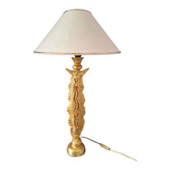 Cazenove lamp in gilded bronze
