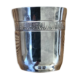Silver metal cup 2 hallmarks original cases excellent condition