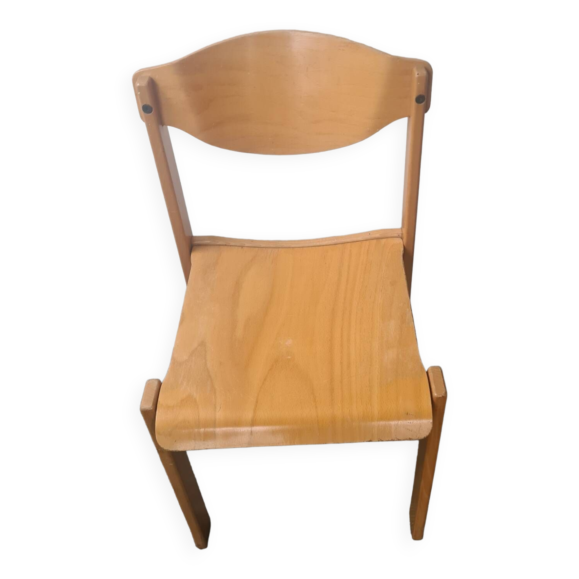 Beech chair: Roland Rainer style