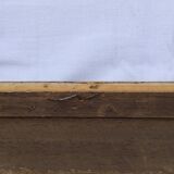 1950s frame in gilded wood aged effect and fabric